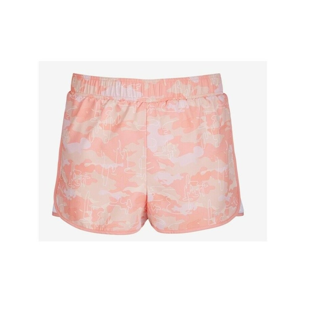 Ideology Big Girls S 7 8 Camo Satin Pink Printed Active Shorts NWT BO29